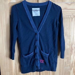 Hollister size M Navy Cardigan